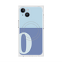 プレミアムスクエアケース with MagSafe［ オリジナル - initial two tone - O blue ］