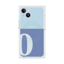 プレミアムスクエアケース with MagSafe［ オリジナル - initial two tone - O blue ］