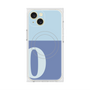 プレミアムスクエアケース with MagSafe［ オリジナル - initial two tone - O blue ］