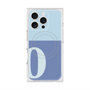 プレミアムスクエアケース with MagSafe［ オリジナル - initial two tone - O blue ］