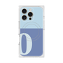 プレミアムスクエアケース with MagSafe［ オリジナル - initial two tone - O blue ］