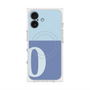 プレミアムスクエアケース with MagSafe［ オリジナル - initial two tone - O blue ］