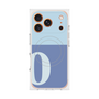 プレミアムスクエアケース with MagSafe［ オリジナル - initial two tone - O blue ］