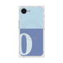 プレミアムスクエアケース with MagSafe［ オリジナル - initial two tone - O blue ］