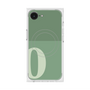 プレミアムスクエアケース with MagSafe［ オリジナル - initial two tone - O green ］