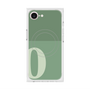 プレミアムスクエアケース with MagSafe［ オリジナル - initial two tone - O green ］