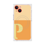 プレミアムスクエアケース with MagSafe［ オリジナル - initial two tone - P orange ］