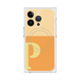 プレミアムスクエアケース with MagSafe［ オリジナル - initial two tone - P orange ］