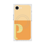 プレミアムスクエアケース with MagSafe［ オリジナル - initial two tone - P orange ］