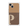 プレミアムスクエアケース with MagSafe［ オリジナル - initial two tone - P brown ］