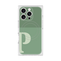 プレミアムスクエアケース with MagSafe［ オリジナル - initial two tone - P green ］