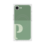 プレミアムスクエアケース with MagSafe［ オリジナル - initial two tone - P green ］