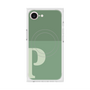 プレミアムスクエアケース with MagSafe［ オリジナル - initial two tone - P green ］