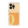 プレミアムスクエアケース with MagSafe［ オリジナル - initial two tone - Q orange ］
