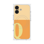 プレミアムスクエアケース with MagSafe［ オリジナル - initial two tone - Q orange ］