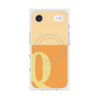 プレミアムスクエアケース with MagSafe［ オリジナル - initial two tone - Q orange ］