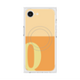 プレミアムスクエアケース with MagSafe［ オリジナル - initial two tone - Q orange ］