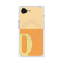 プレミアムスクエアケース with MagSafe［ オリジナル - initial two tone - Q orange ］