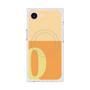 プレミアムスクエアケース with MagSafe［ オリジナル - initial two tone - Q orange ］