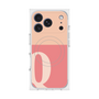 プレミアムスクエアケース with MagSafe［ オリジナル - initial two tone - Q pink ］
