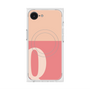 プレミアムスクエアケース with MagSafe［ オリジナル - initial two tone - Q pink ］