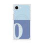 プレミアムスクエアケース with MagSafe［ オリジナル - initial two tone - Q blue ］