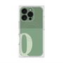 プレミアムスクエアケース with MagSafe［ オリジナル - initial two tone - Q green ］