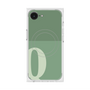 プレミアムスクエアケース with MagSafe［ オリジナル - initial two tone - Q green ］