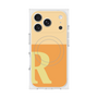 プレミアムスクエアケース with MagSafe［ オリジナル - initial two tone - R orange ］
