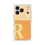 プレミアムスクエアケース with MagSafe［ オリジナル - initial two tone - R orange ］