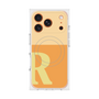 プレミアムスクエアケース with MagSafe［ オリジナル - initial two tone - R orange ］
