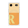 プレミアムスクエアケース with MagSafe［ オリジナル - initial two tone - R orange ］