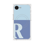 プレミアムスクエアケース with MagSafe［ オリジナル - initial two tone - R blue ］