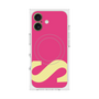 プレミアムスクエアケース with MagSafe［ オリジナル - initial color - S pink ］