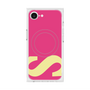 プレミアムスクエアケース with MagSafe［ オリジナル - initial color - S pink ］