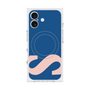 プレミアムスクエアケース with MagSafe［ オリジナル - initial color - S navy ］