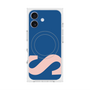 プレミアムスクエアケース with MagSafe［ オリジナル - initial color - S navy ］