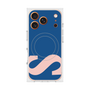 プレミアムスクエアケース with MagSafe［ オリジナル - initial color - S navy ］