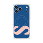 プレミアムスクエアケース with MagSafe［ オリジナル - initial color - S navy ］