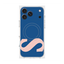 プレミアムスクエアケース with MagSafe［ オリジナル - initial color - S navy ］