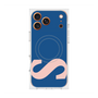 プレミアムスクエアケース with MagSafe［ オリジナル - initial color - S navy ］