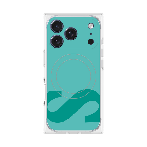 プレミアムスクエアケース with MagSafe［ オリジナル - initial color - S light green ］
