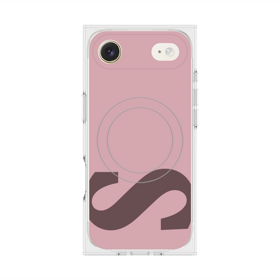 プレミアムスクエアケース with MagSafe［ オリジナル - initial color - S dusty pink ］