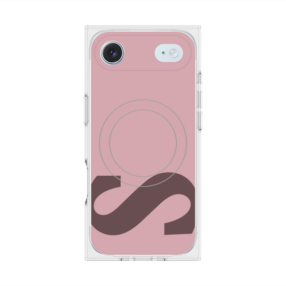 プレミアムスクエアケース with MagSafe［ オリジナル - initial color - S dusty pink ］