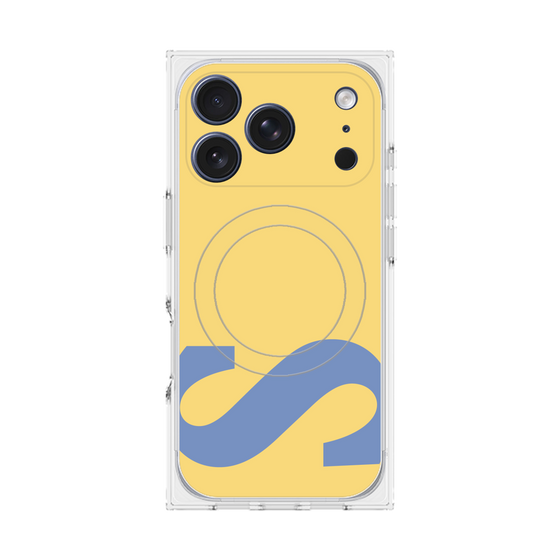 プレミアムスクエアケース with MagSafe［ オリジナル - initial color - S yellow ］