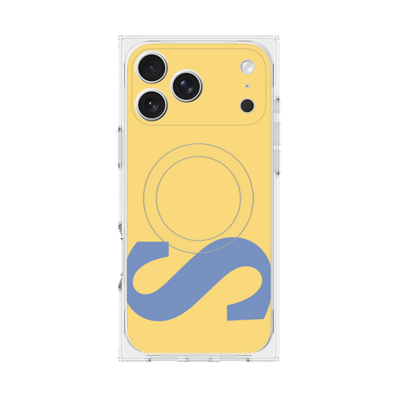 プレミアムスクエアケース with MagSafe［ オリジナル - initial color - S yellow ］