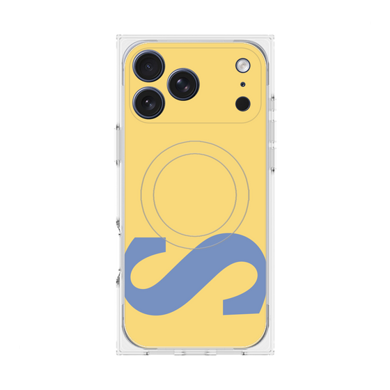プレミアムスクエアケース with MagSafe［ オリジナル - initial color - S yellow ］