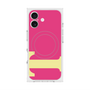 プレミアムスクエアケース with MagSafe［ オリジナル - initial color - T pink ］