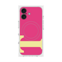 プレミアムスクエアケース with MagSafe［ オリジナル - initial color - T pink ］