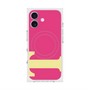 プレミアムスクエアケース with MagSafe［ オリジナル - initial color - T pink ］